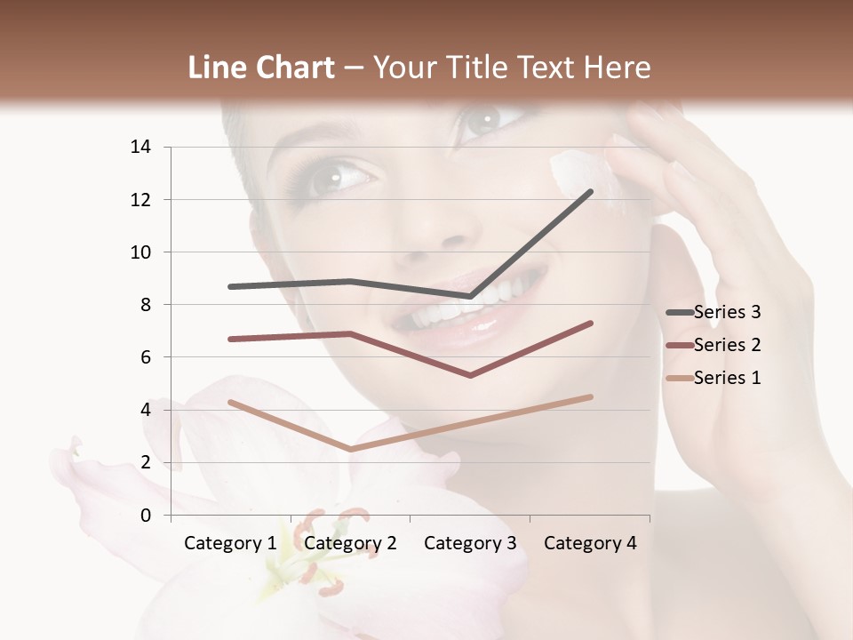 Happy Teenager Cheek PowerPoint Template