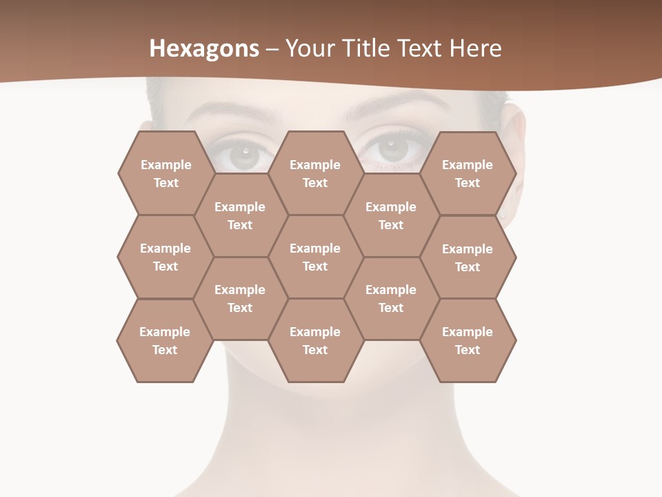 Lipstick Caucasian Teenager PowerPoint Template