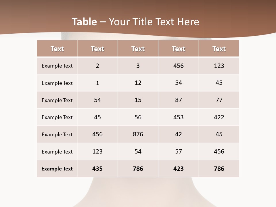 Lipstick Caucasian Teenager PowerPoint Template