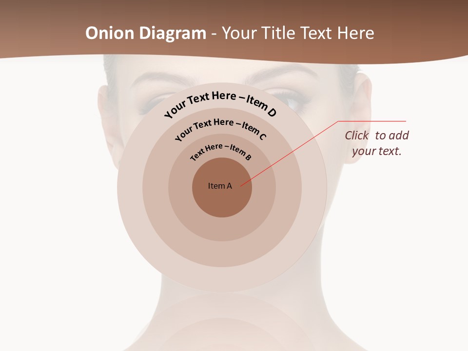 Lipstick Caucasian Teenager PowerPoint Template