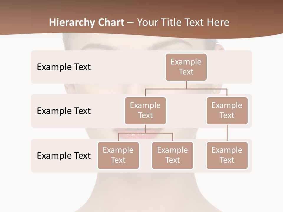 Lipstick Caucasian Teenager PowerPoint Template