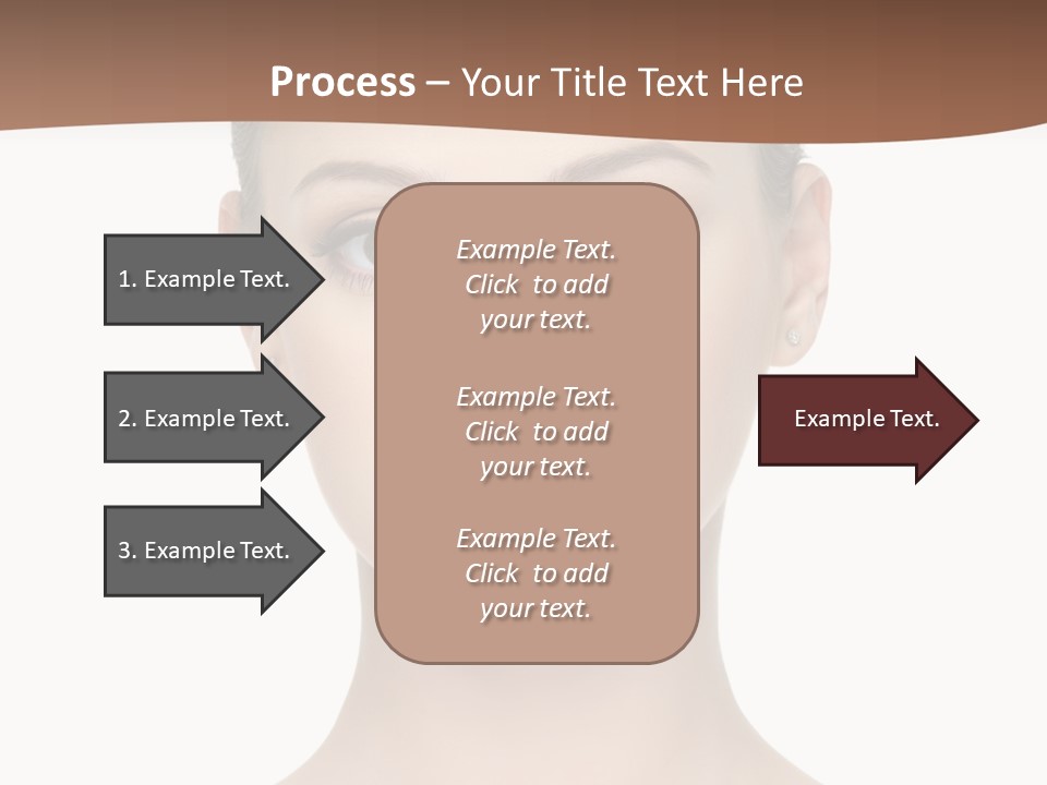 Lipstick Caucasian Teenager PowerPoint Template