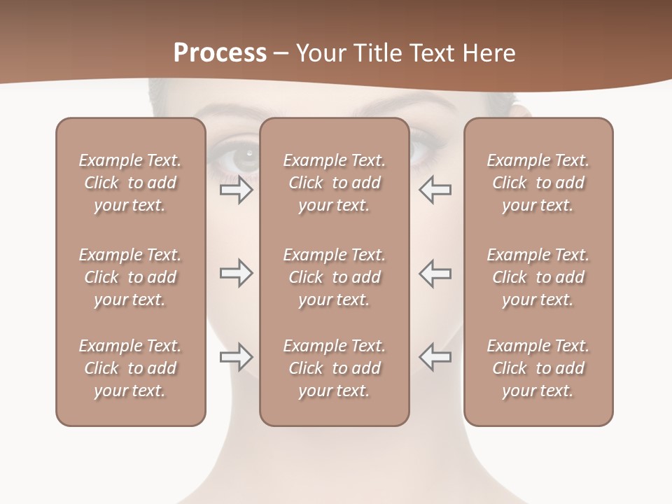 Lipstick Caucasian Teenager PowerPoint Template