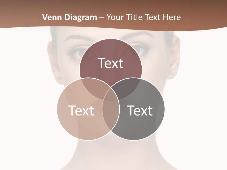 Lipstick Caucasian Teenager PowerPoint Template