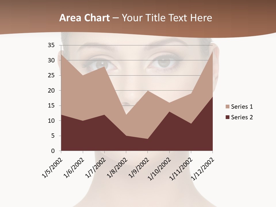 Lipstick Caucasian Teenager PowerPoint Template