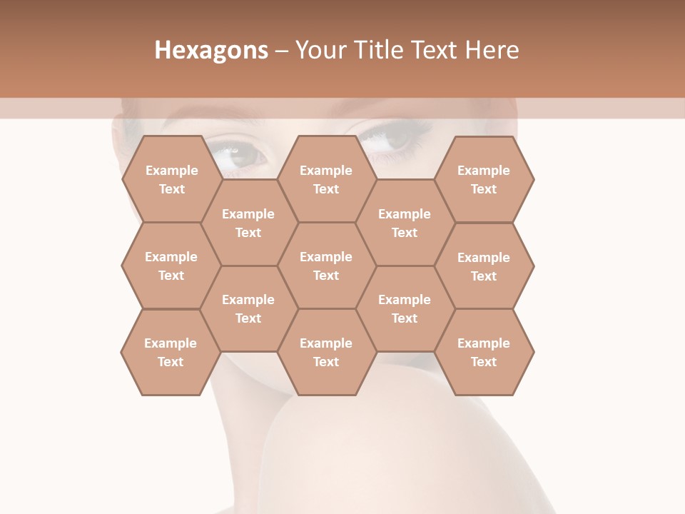 Caucasian Beautiful Make Up PowerPoint Template