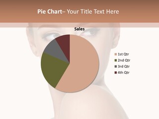 Caucasian Beautiful Make Up PowerPoint Template