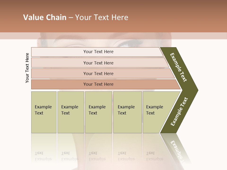 Caucasian Beautiful Make Up PowerPoint Template