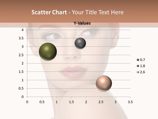 Caucasian Beautiful Make Up PowerPoint Template