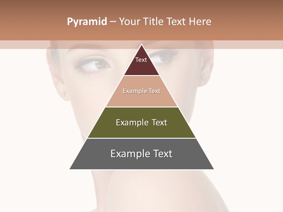 Caucasian Beautiful Make Up PowerPoint Template