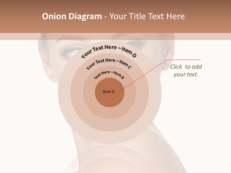 Caucasian Beautiful Make Up PowerPoint Template