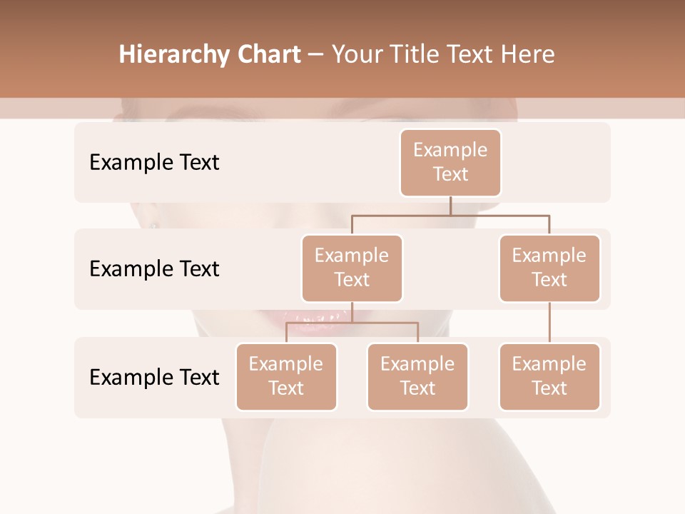 Caucasian Beautiful Make Up PowerPoint Template