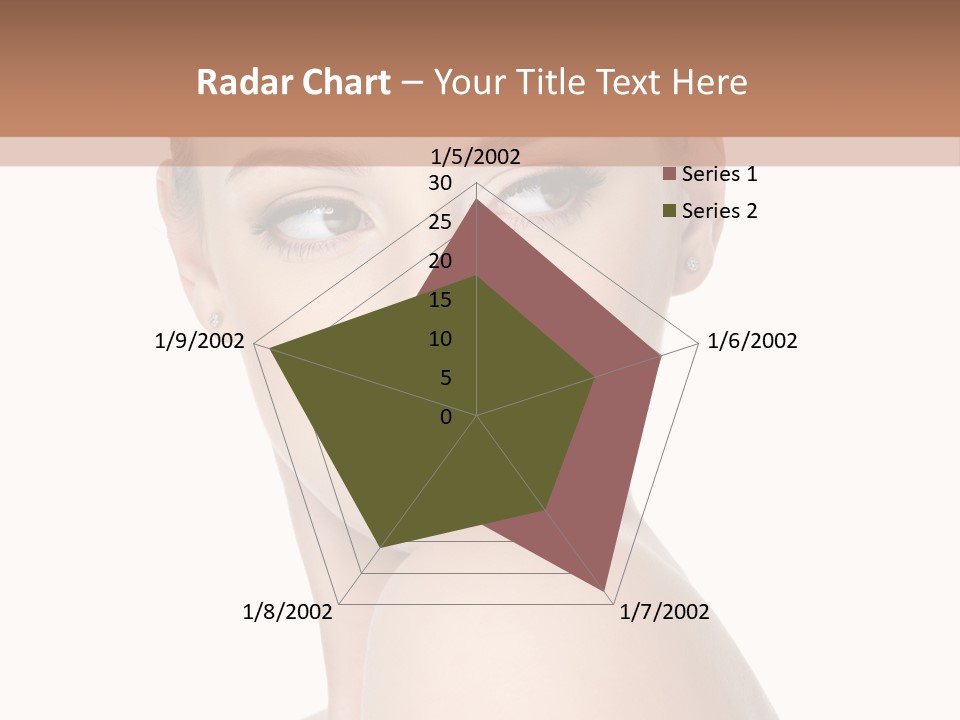 Caucasian Beautiful Make Up PowerPoint Template