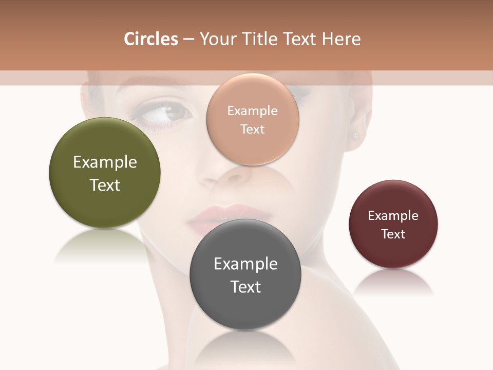 Caucasian Beautiful Make Up PowerPoint Template