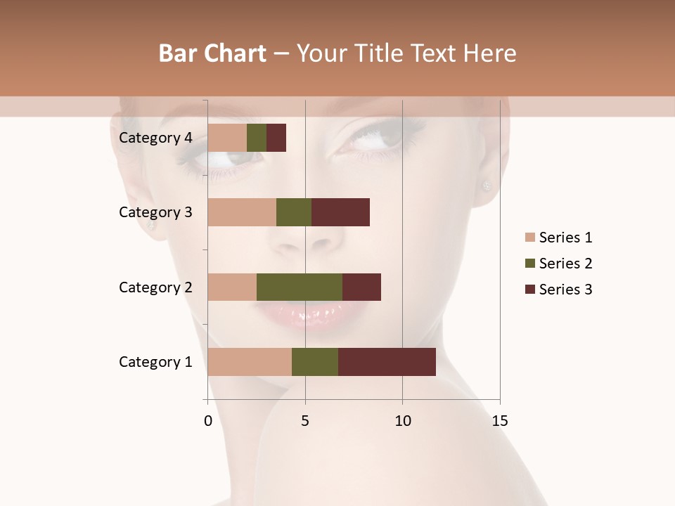 Caucasian Beautiful Make Up PowerPoint Template