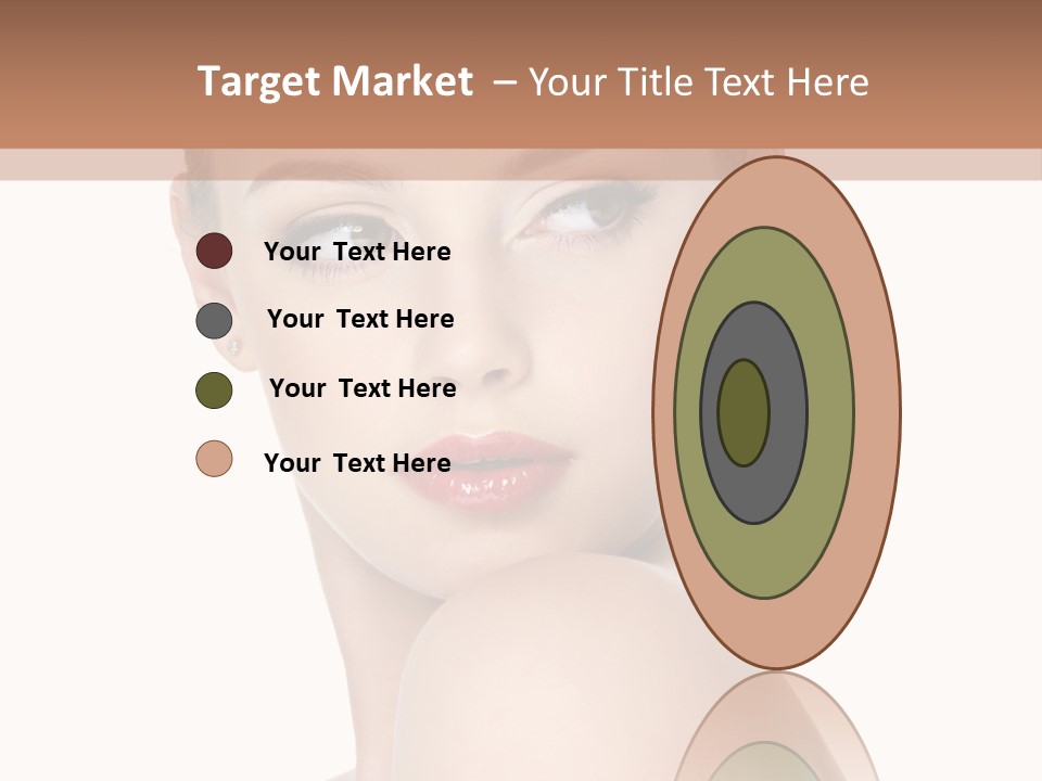 Caucasian Beautiful Make Up PowerPoint Template