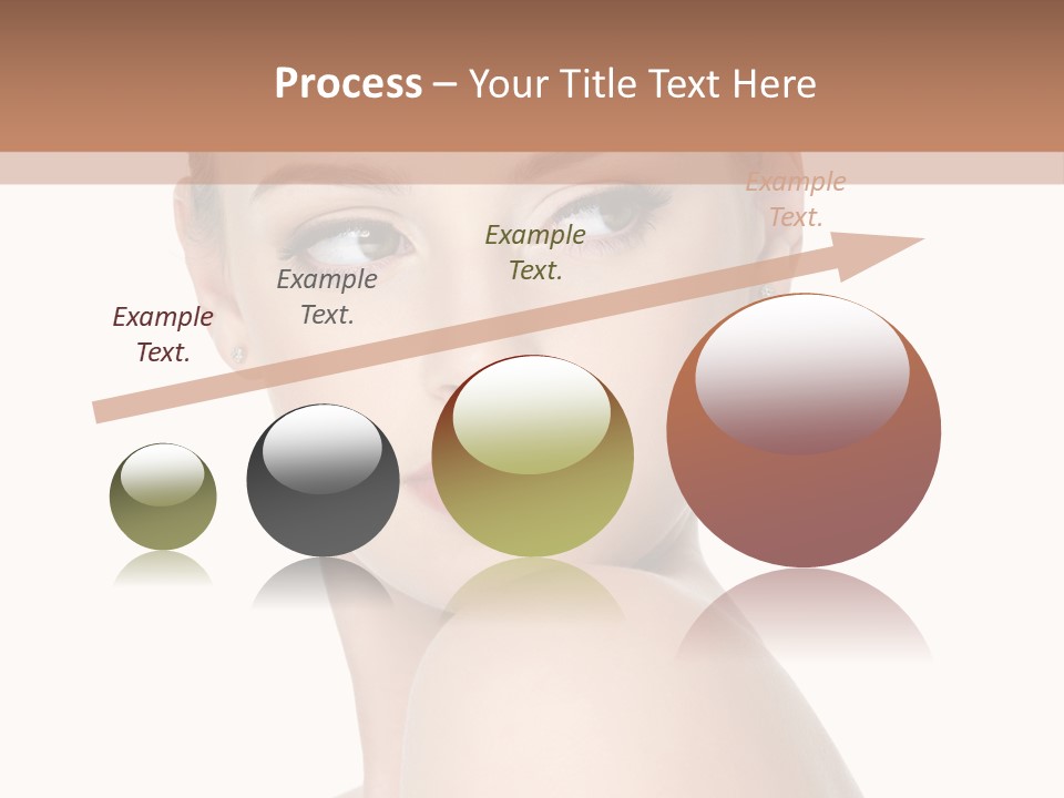 Caucasian Beautiful Make Up PowerPoint Template