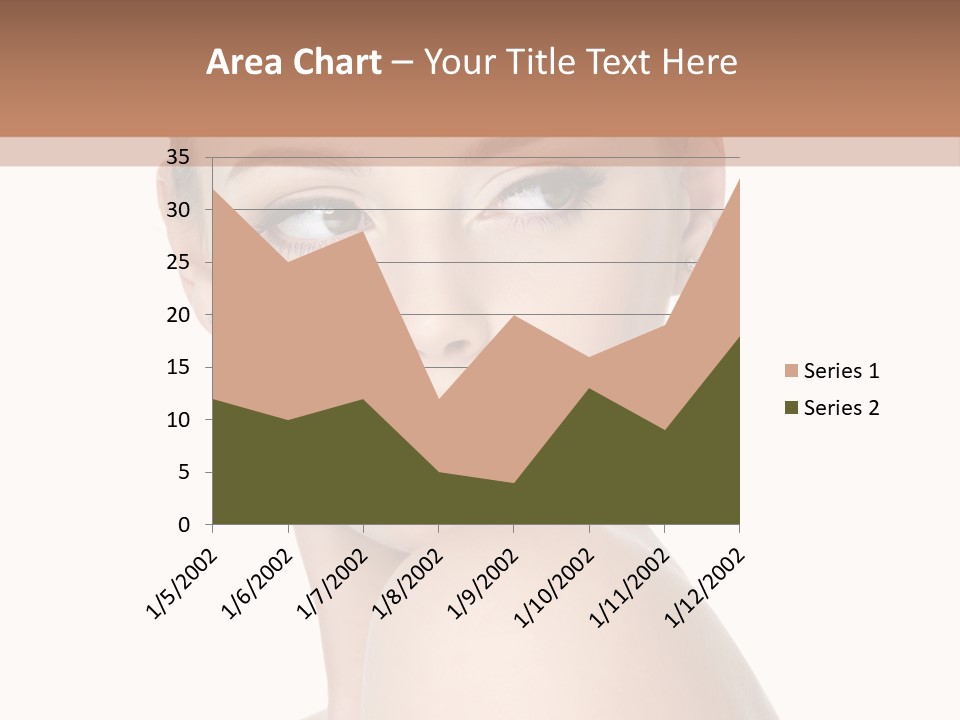 Caucasian Beautiful Make Up PowerPoint Template