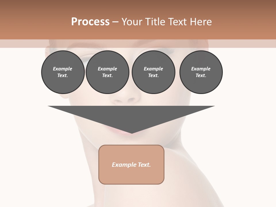 Caucasian Beautiful Make Up PowerPoint Template