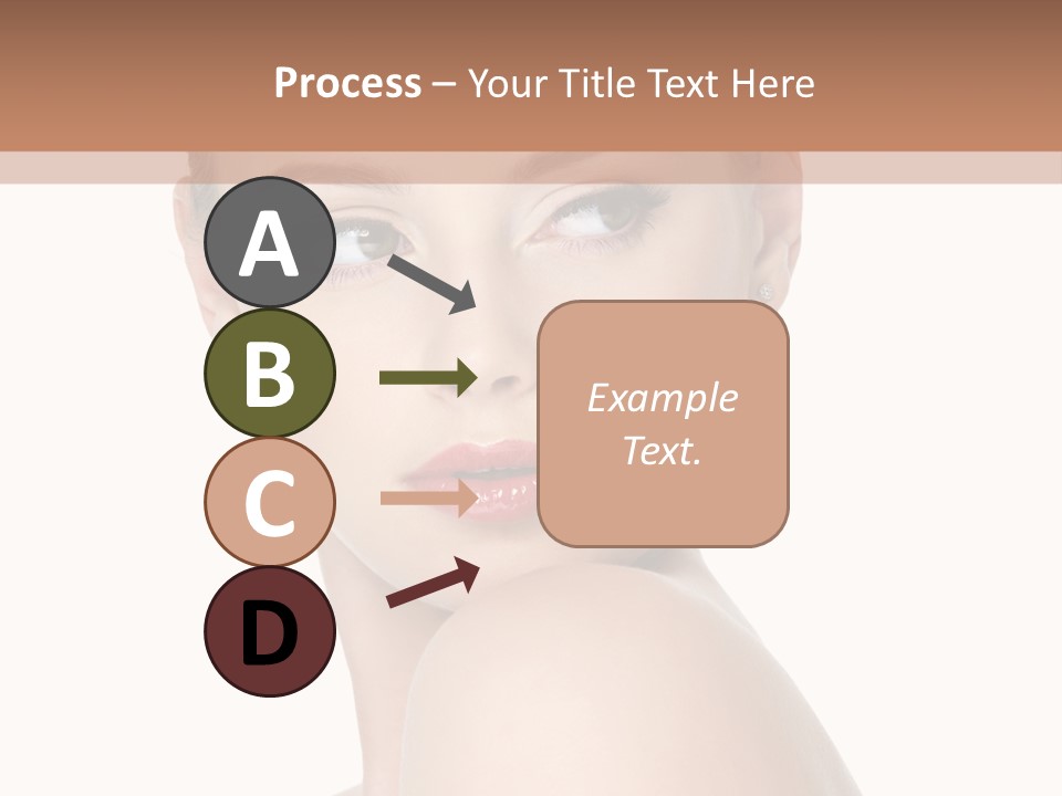 Caucasian Beautiful Make Up PowerPoint Template