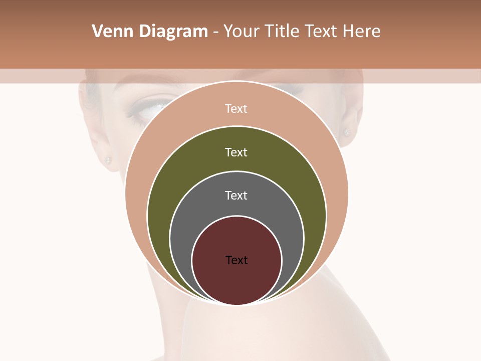 Caucasian Beautiful Make Up PowerPoint Template