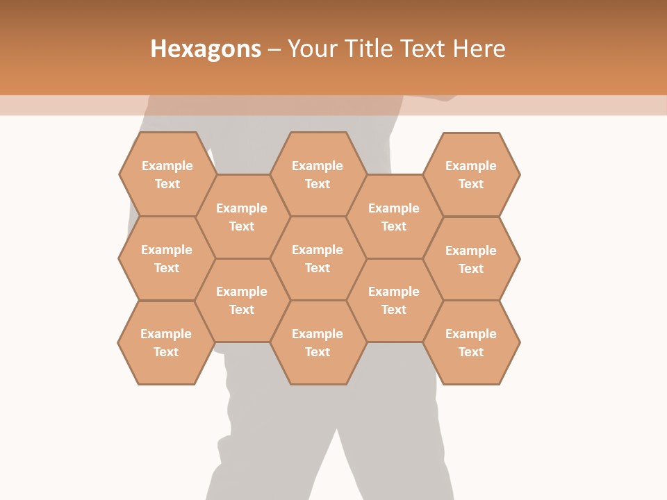 Modern Businessman Elegant Full Length Portrait PowerPoint Template