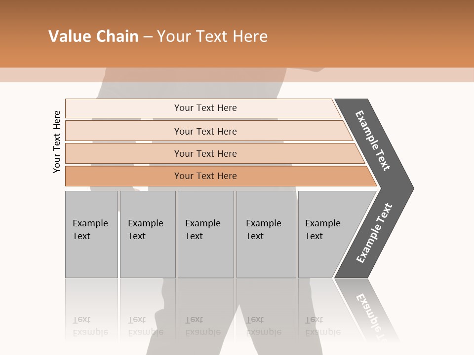 Modern Businessman Elegant Full Length Portrait PowerPoint Template