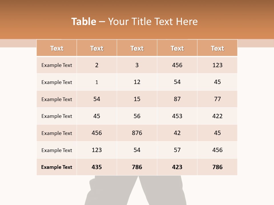 Modern Businessman Elegant Full Length Portrait PowerPoint Template