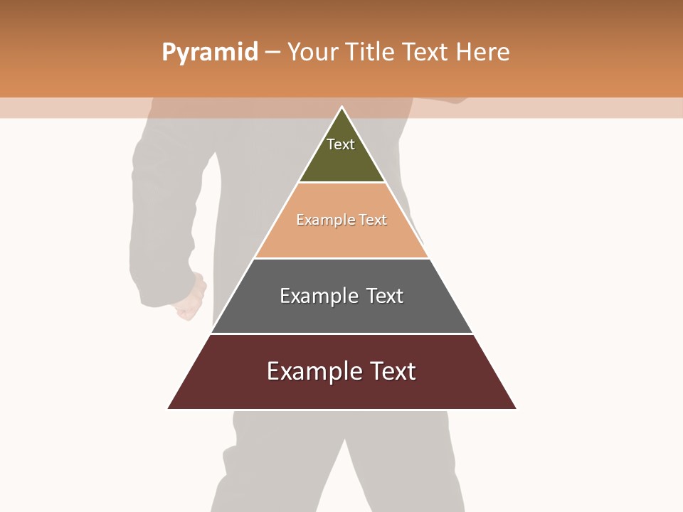 Modern Businessman Elegant Full Length Portrait PowerPoint Template