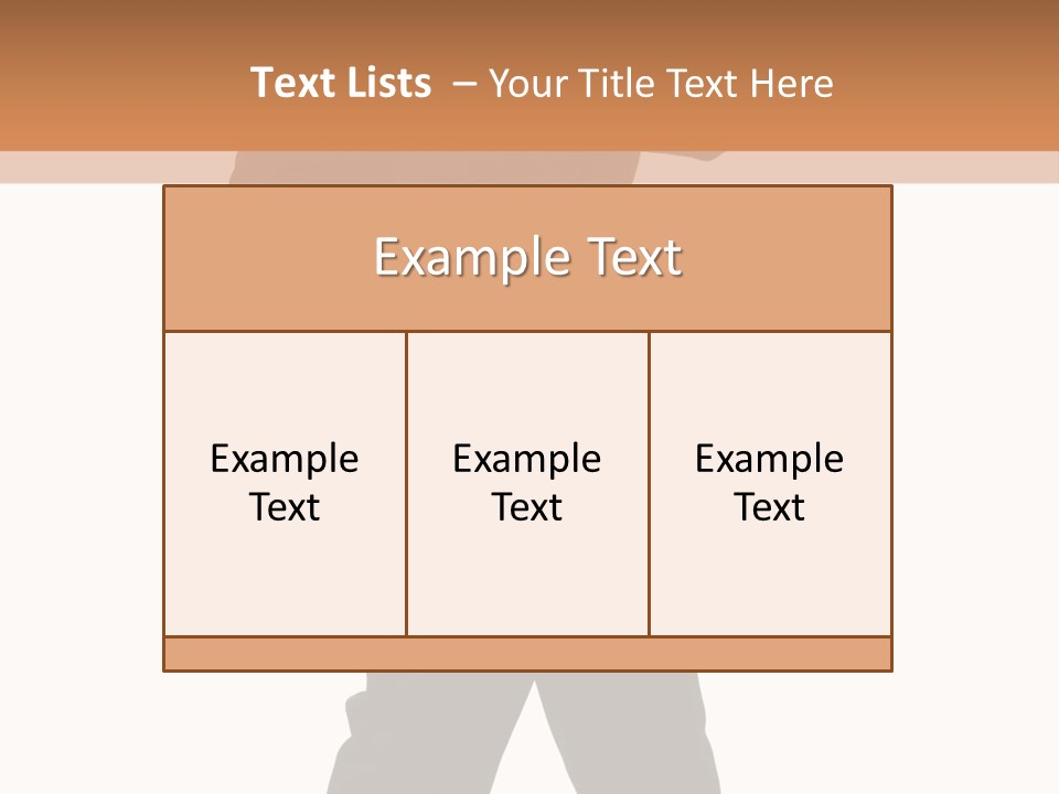 Modern Businessman Elegant Full Length Portrait PowerPoint Template