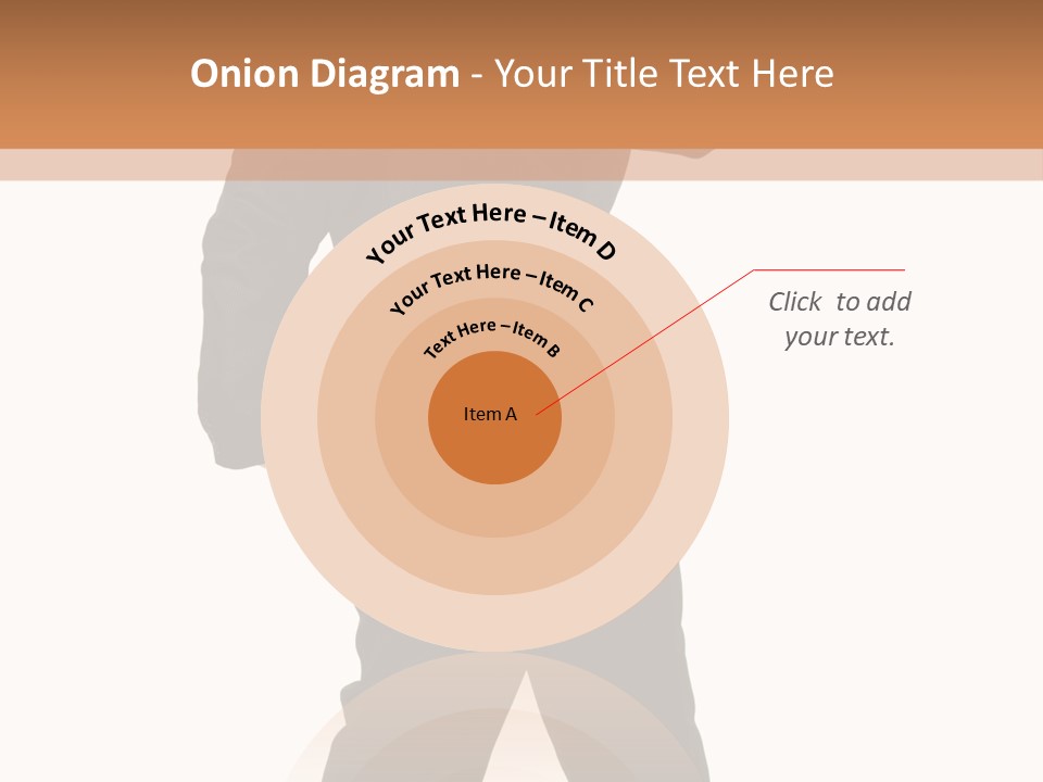 Modern Businessman Elegant Full Length Portrait PowerPoint Template
