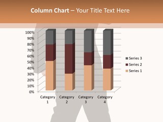 Modern Businessman Elegant Full Length Portrait PowerPoint Template