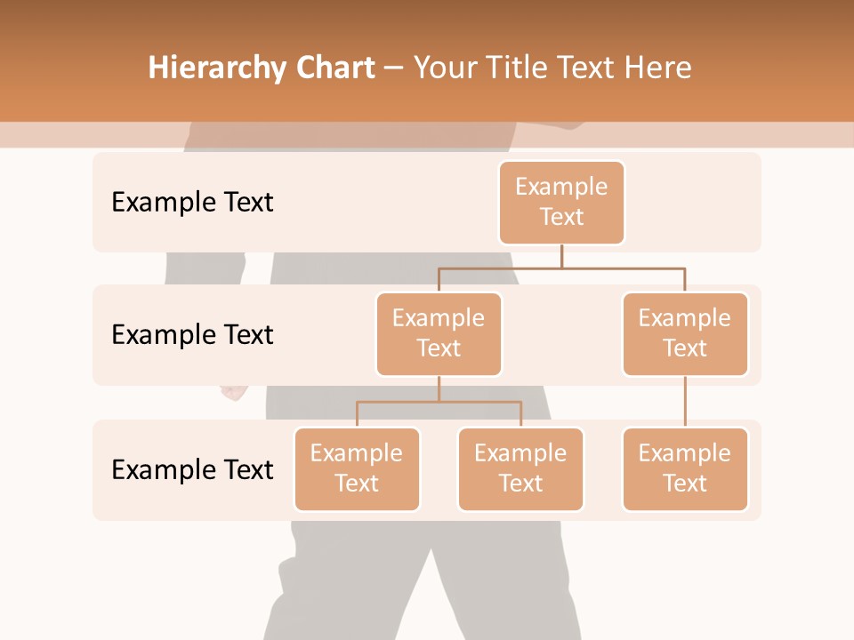 Modern Businessman Elegant Full Length Portrait PowerPoint Template
