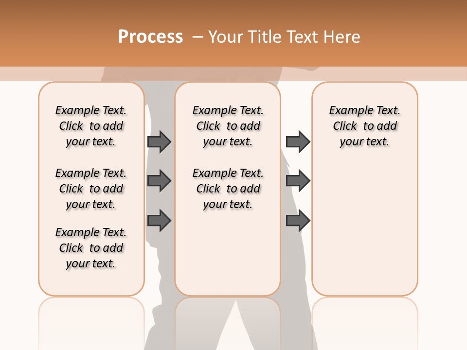 Modern Businessman Elegant Full Length Portrait PowerPoint Template