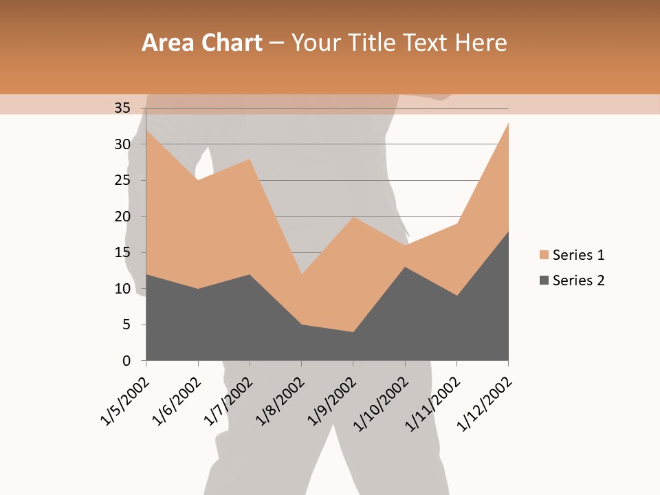 Modern Businessman Elegant Full Length Portrait PowerPoint Template