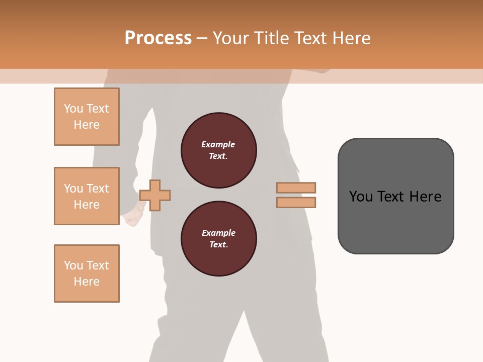 Modern Businessman Elegant Full Length Portrait PowerPoint Template