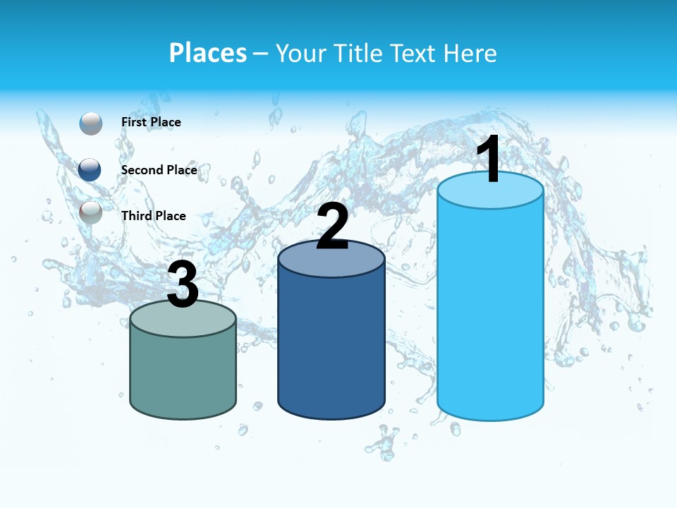 Background Droplet Flowing PowerPoint Template