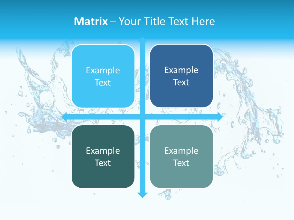 Background Droplet Flowing PowerPoint Template