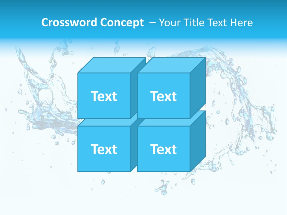 Background Droplet Flowing PowerPoint Template