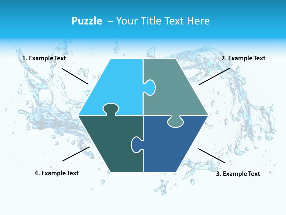 Background Droplet Flowing PowerPoint Template