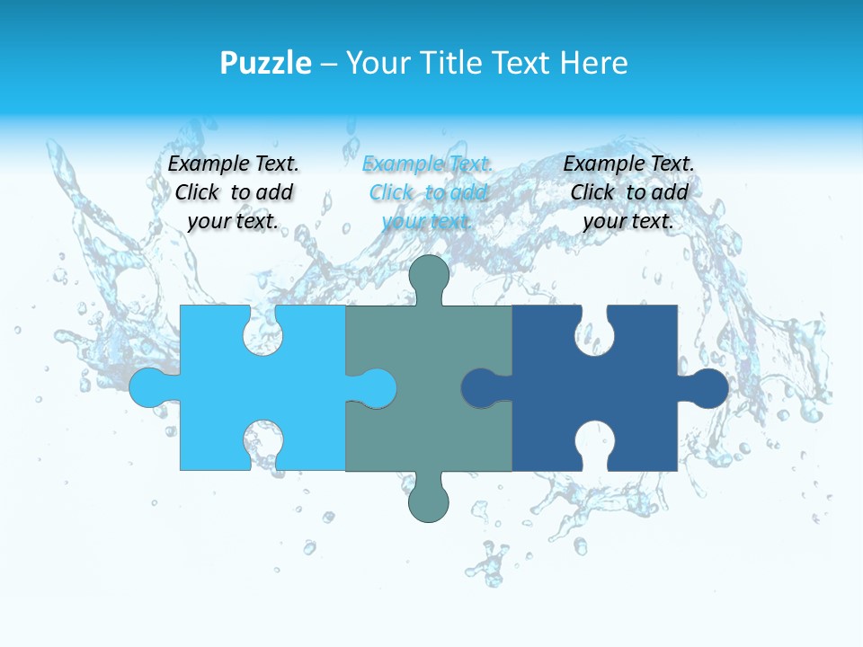 Background Droplet Flowing PowerPoint Template