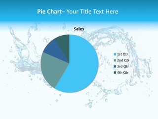 Background Droplet Flowing PowerPoint Template