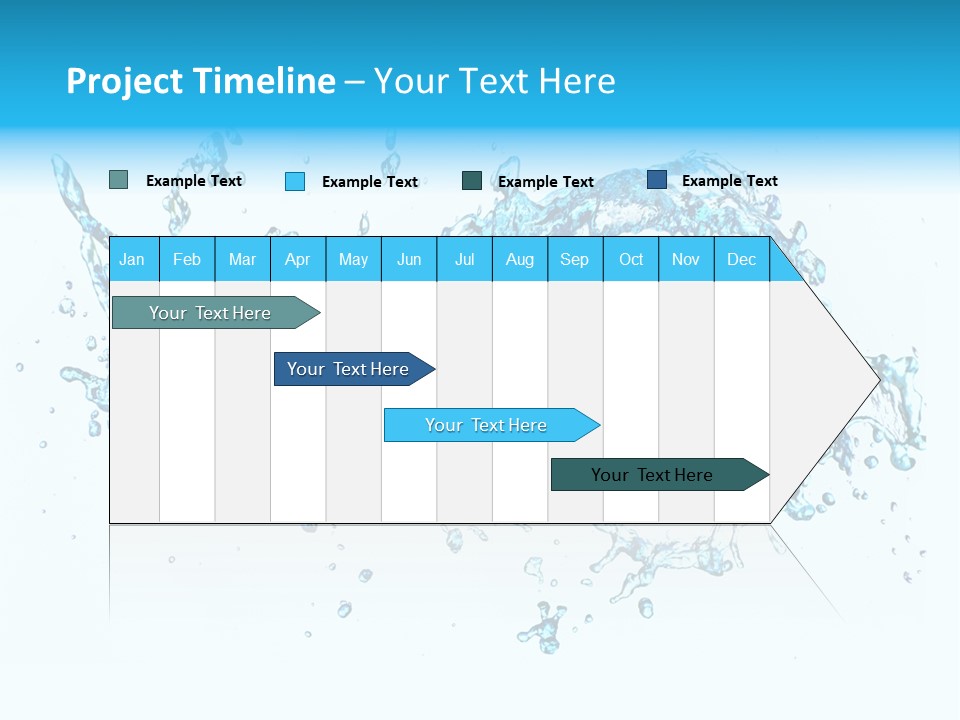 Background Droplet Flowing PowerPoint Template