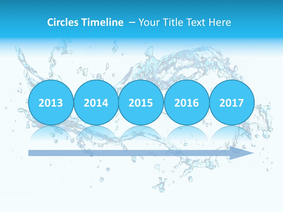 Background Droplet Flowing PowerPoint Template