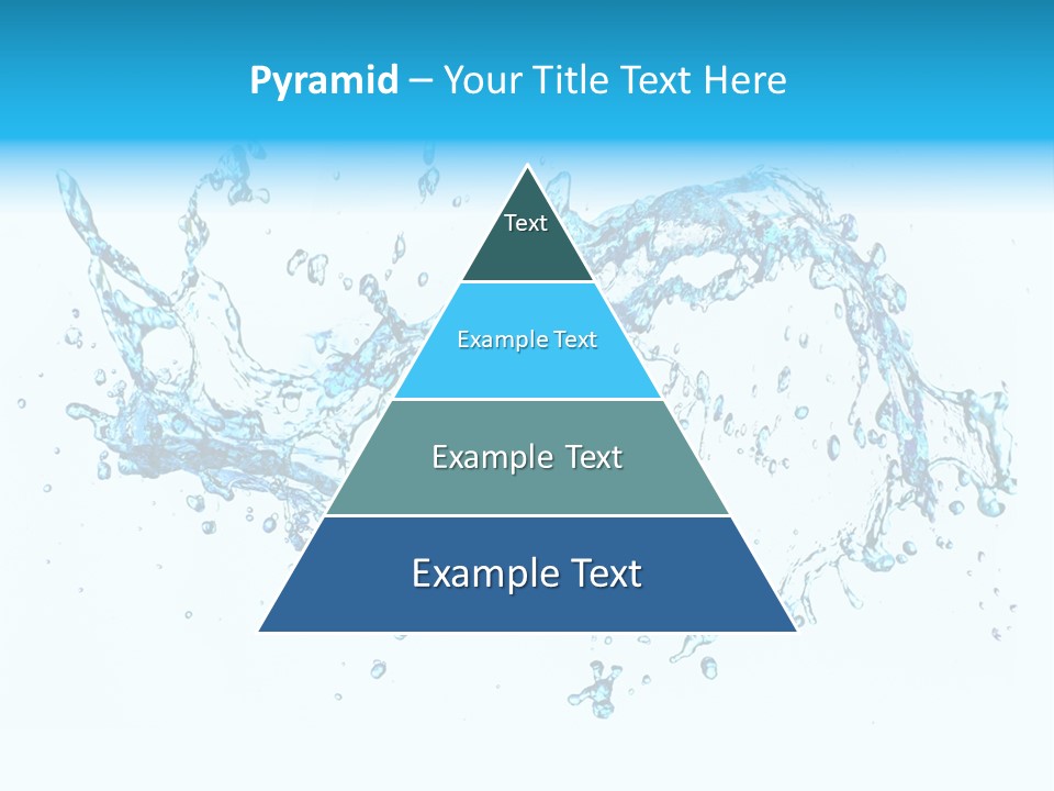 Background Droplet Flowing PowerPoint Template