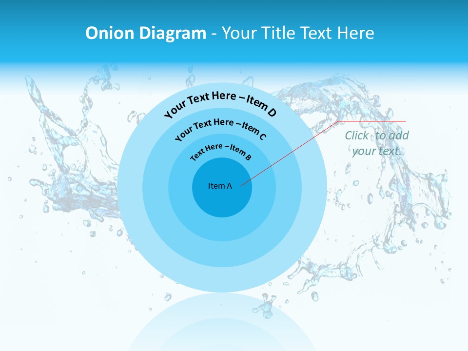 Background Droplet Flowing PowerPoint Template