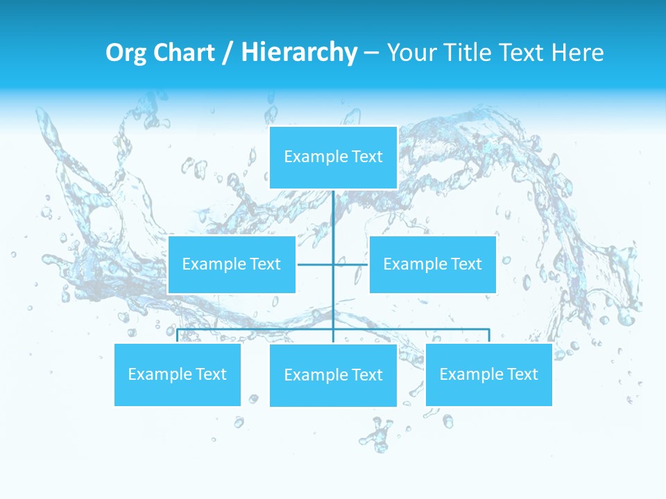 Background Droplet Flowing PowerPoint Template