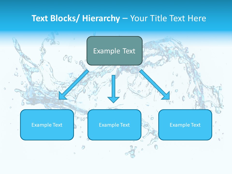 Background Droplet Flowing PowerPoint Template