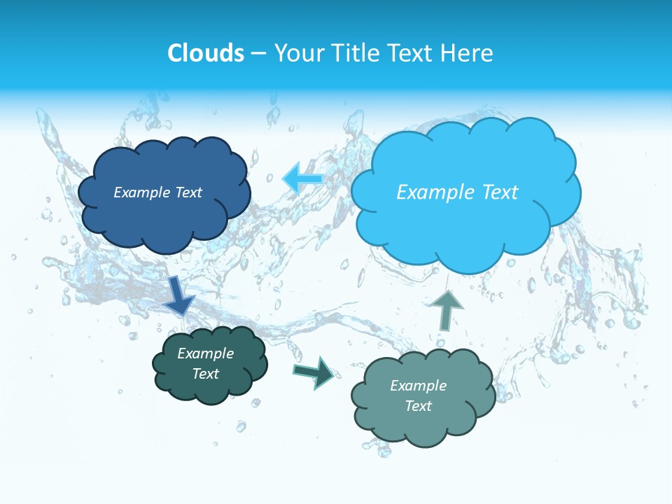Background Droplet Flowing PowerPoint Template