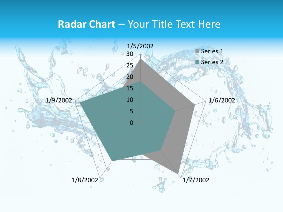 Background Droplet Flowing PowerPoint Template